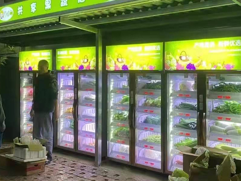 南通某小區共享果蔬櫃
